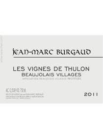 Click to see larger label image Label of Jean-Marc Burgaud Vignes de Thulon Beaujolais Villages