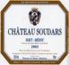 3rd label thumbnail of Chateau Soudars