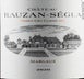 2nd label thumbnail of Chateau Rauzan-Segla