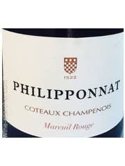 Click to see larger label image Label of Philipponnat Coteaux Champenois Mareuil Rouge