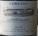 1st label thumbnail of Ceretto Barolo DOCG