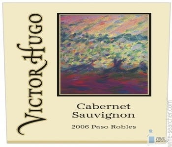 Label 1 of Victor Hugo Winery Cabernet Sauvignon