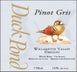 2nd label thumbnail of Duck Pond Cellars Pinot Gris-Grigio