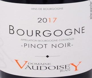 Label 1 of Domaine Jean Vaudoisey Bourgogne Pinot Noir