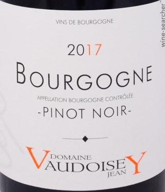 Label 1 of Domaine Jean Vaudoisey Bourgogne Pinot Noir