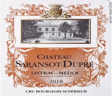 Label 2 of Chateau Saransot-Dupre