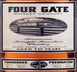 1st label thumbnail of Four Gate Tennessee Foundation 10 Year Old Kentucky Straight Bourbon Whiskey