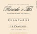 6th label thumbnail of Bereche et Fils Le Cran Premier Cru Brut Nature Millesime