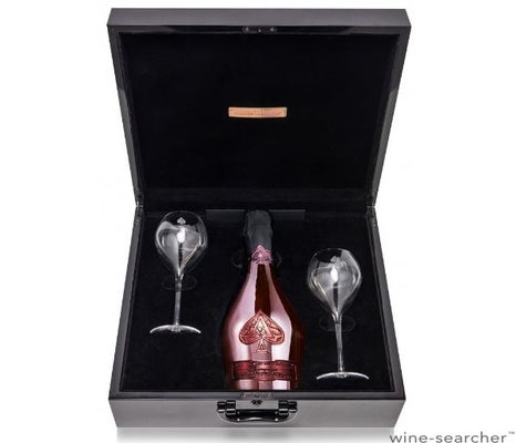 Label 1 of Armand de Brignac Ace of Spades Brut Rose with Glass Set