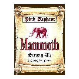 Pink Elephant Brewery Mammoth Strong Ale Beer | prices ...