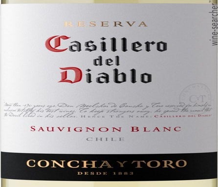 Label 1 of Casillero del Diablo Reserva Sauvignon Blanc