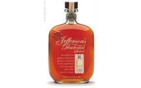 Click to see this product Label of Jefferson's Presidential Select 21 Years Old Straight Bourbon Whiskey