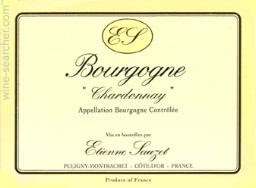 ワイン Etienne Sauzet Bourgogne Chardonnay 2021 2021 Etienne Sauzet Chardonnay Bourgogne - CellarTracker