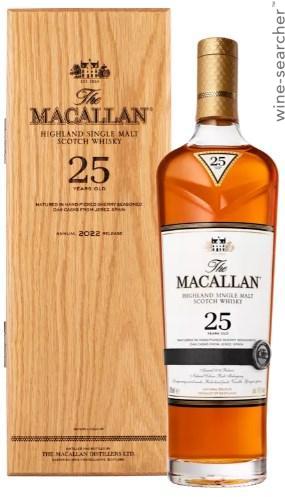 マッカラン - 【新品未開封】The Macallan 25 Years sherry oak 2022 The Macallan Sherry Oak 25 Year Old Single Malt Scotch