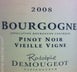 2nd label thumbnail of Rodolphe Demougeot Bourgogne Cote d'Or Pinot Noir