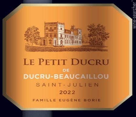 Label 1 of Le Petit Ducru de Ducru-Beaucaillou