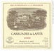 8th label thumbnail of Chateau Lafite Rothschild 'Carruades de Lafite'