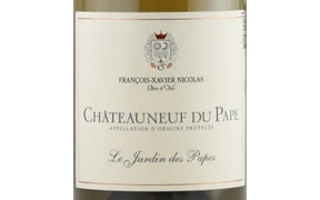 Maison Francois Xavier Nicolas Pere Fils Chateauneuf Du Pape Le Jardin Des Papes Rhone Prices Stores Tasting Notes Market Data Maison Francois Xavier Nicolas Pere Fils Chateauneuf Du Pape Le Jardin Des Papes Rhone Prices Stores Tasting Notes Market Data