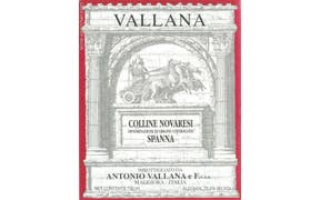 Click to see this product Label of Antonio Vallana e Figlio Spanna Colline Novaresi