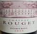 1st label thumbnail of Chateau Rouget
