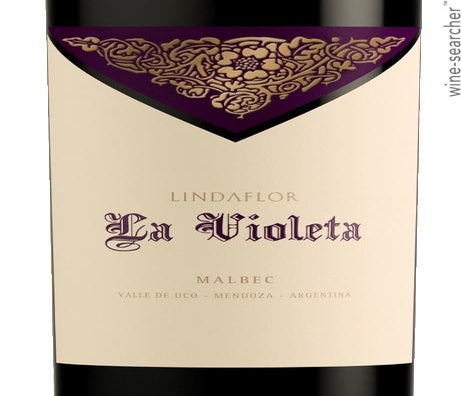 Label 1 of Bodega Monteviejo Lindaflor 'La Violeta' Malbec