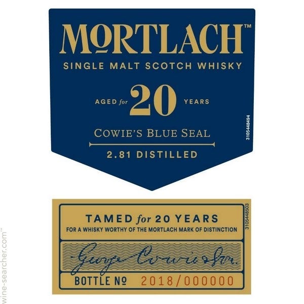 MORTLACH 20年 Mortlach 20 Year Old - The Whisky Shop - San Francisco