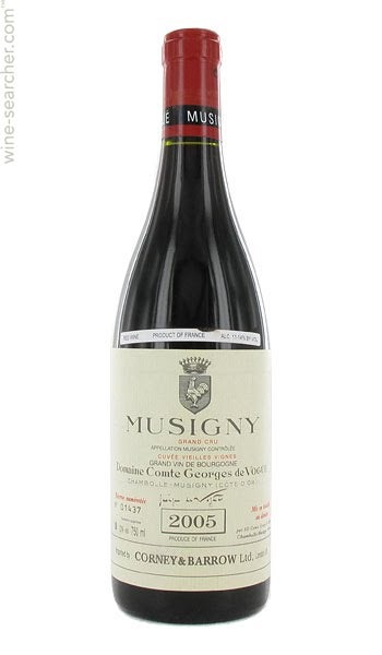 2005 Domaine Comte Georges de Vogue Musigny Grand Cru 'Cuvee