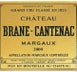 11th label thumbnail of Chateau Brane-Cantenac