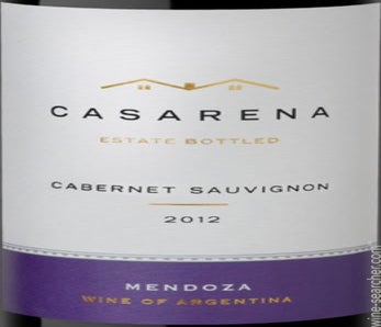 Label 2 of Casarena Estate Cabernet Sauvignon