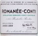 5th label thumbnail of Domaine de la Romanee-Conti Romanee-Conti Grand Cru