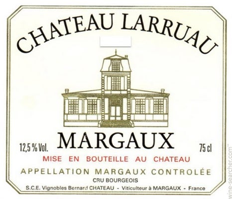 Label 1 of Chateau Larruau