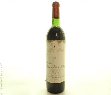 Label 25 of Baron Philippe de Rothschild Chateau d'Armailhac