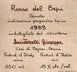11th label thumbnail of Giuseppe Quintarelli Rosso del Bepi Veneto IGT