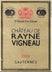3rd label thumbnail of Chateau de Rayne Vigneau