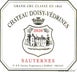 1st label thumbnail of Chateau Doisy-Vedrines