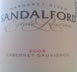 3rd label thumbnail of Sandalford Estate Reserve Cabernet Sauvignon