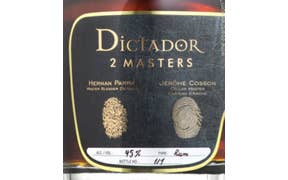 Click to see this product Label of Dictador '2 Masters Chateau d'Arche' 37 Year Old Rum