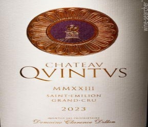 Label 1 of Chateau Quintus