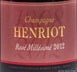 1st label thumbnail of Henriot Rose Millesime