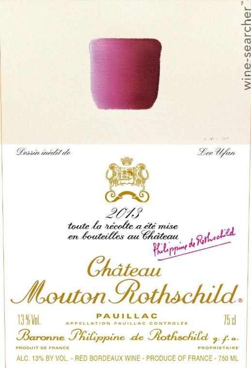 ワイン Chateau Mouton Rothschild 2013 2013 Château Mouton Rothschild - CellarTracker