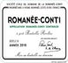 1st label thumbnail of Domaine de la Romanee-Conti Romanee-Conti Grand Cru
