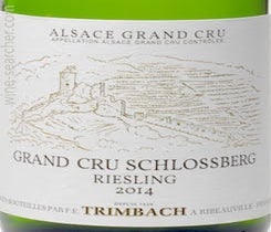Label 1 of F E Trimbach Riesling Schlossberg