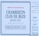 11th label thumbnail of Domaine Bruno Clair Chambertin-Clos de Beze Grand Cru