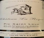 Label 1 of Domaine La Roque Cuvee Les Vieilles Vignes de Mourvedre