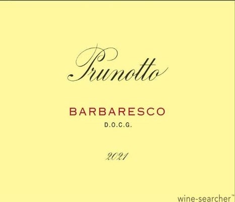 Label 1 of Prunotto Barbaresco DOCG