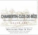 11th label thumbnail of Bouchard Pere & Fils Chambertin Clos de Beze Grand Cru