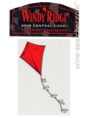 Click to see larger label image Label of Windy Ridge Cabernet Sauvignon