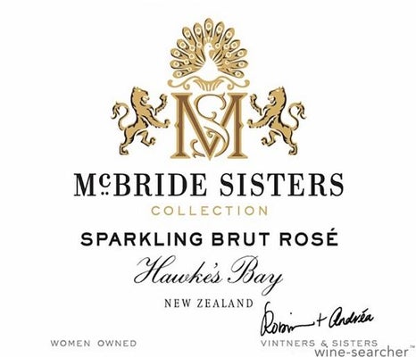 Label 1 of McBride Sisters Collection Sparkling Brut Rose