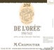 4th label thumbnail of M. Chapoutier Ermitage de l'Oree Blanc