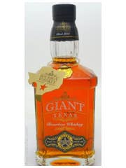 Click to see larger label image Label of Giant Texas Black Label Bourbon Whiskey